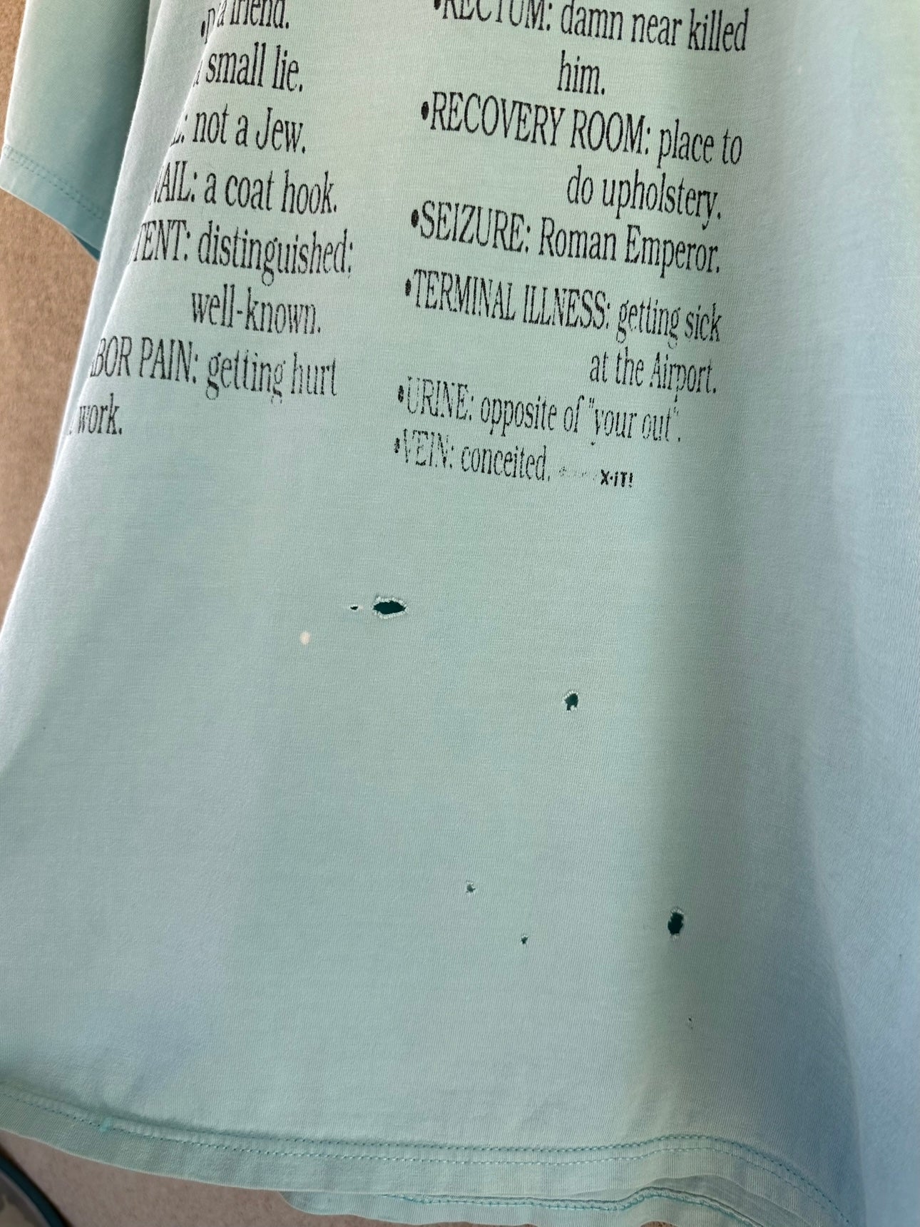 1990's Blonde's Medical T-Shirt Tee (L)