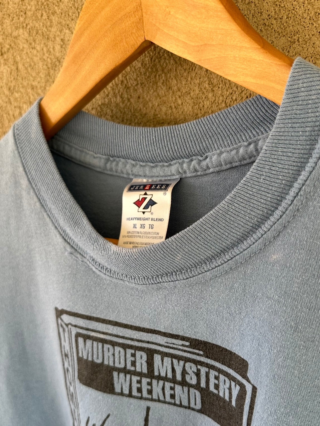 2000's Murder Mystery Weekend "Who Done It?" Tee (XL)