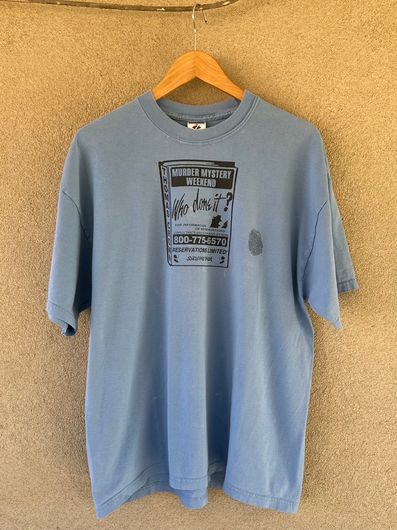 2000's Murder Mystery Weekend "Who Done It?" Tee (XL)