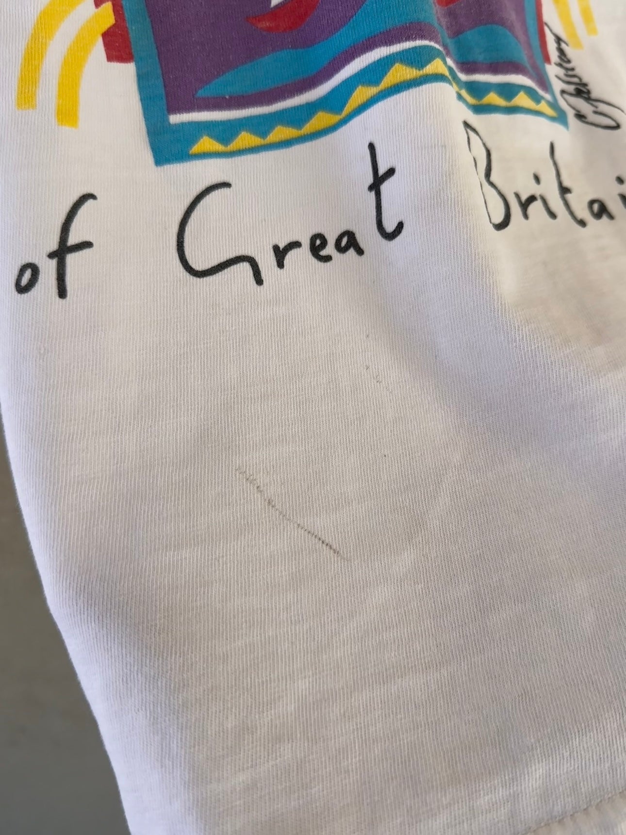 1980's The National Theatre Of Great Britain Art Tee (M/L)