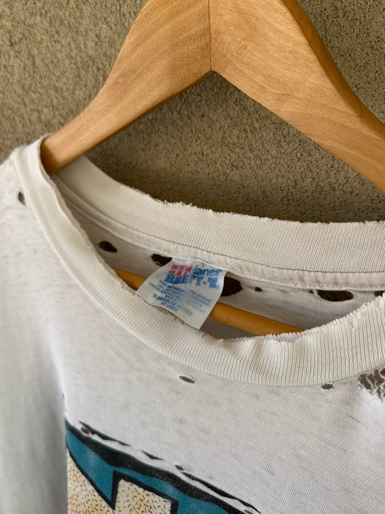 1993 Thrashed "No Means No" Tee (XXL)