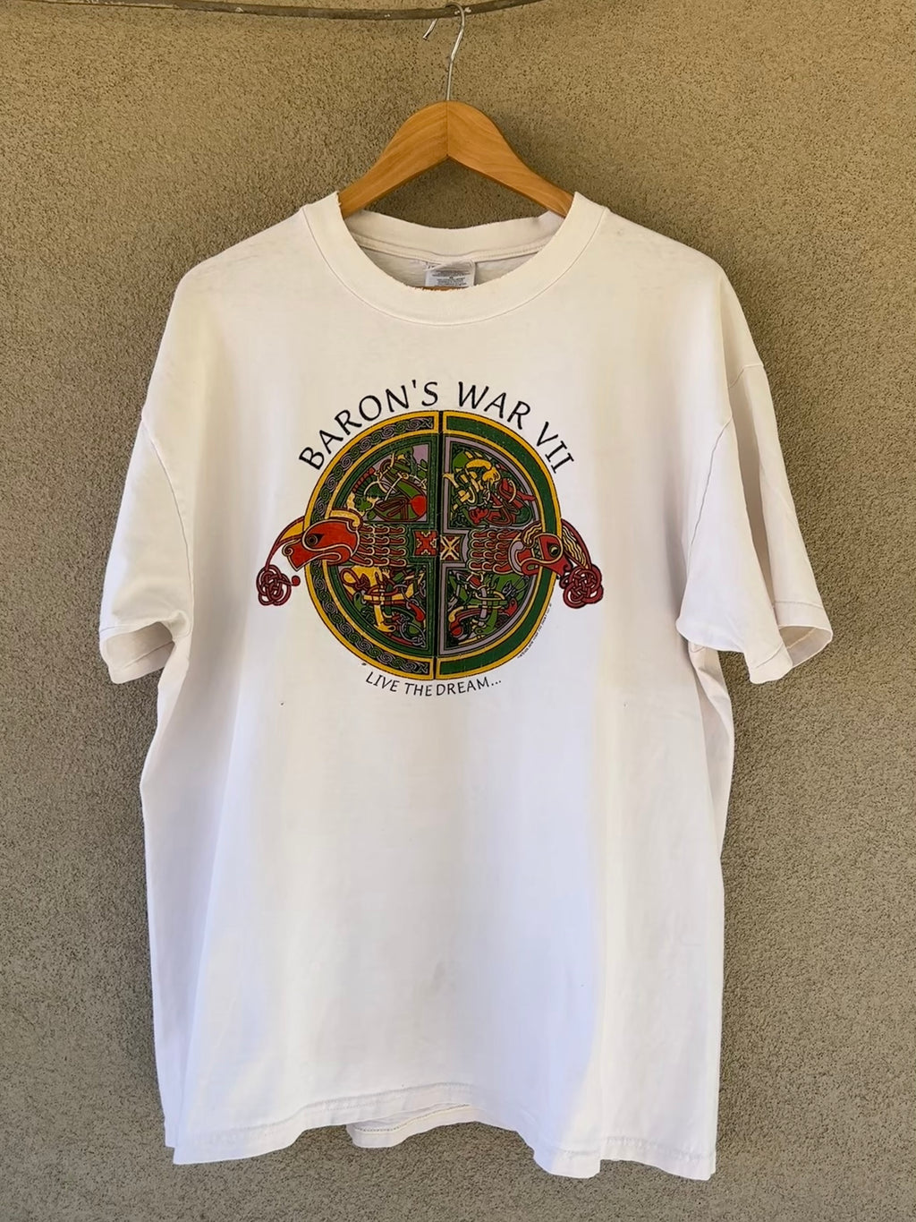 1990's Barron's War VII "Live the dream..." Tee (L/XL)