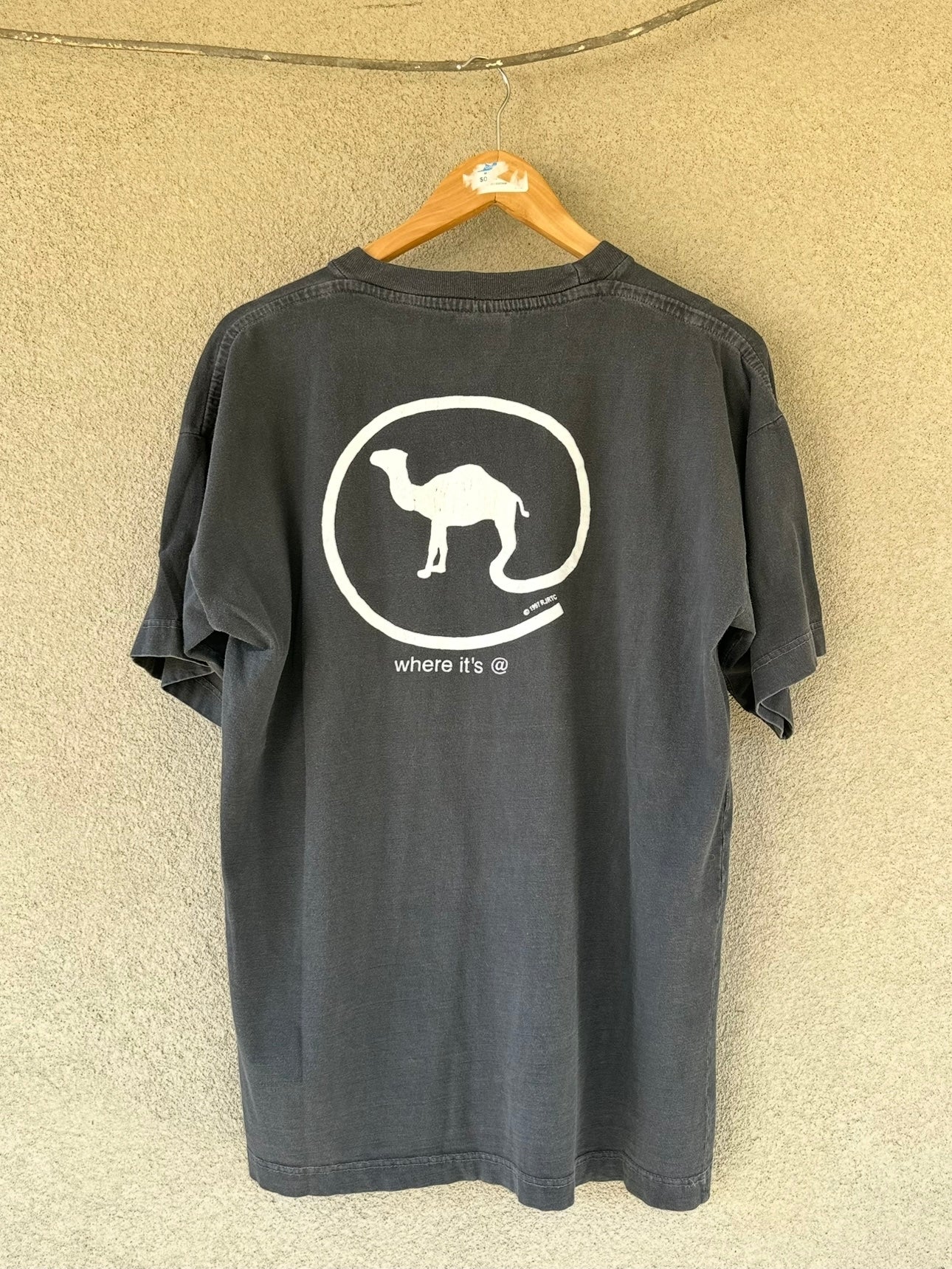 1997 Camel Cigarettes "Where It's @" Promo Pocket Tee (XL)