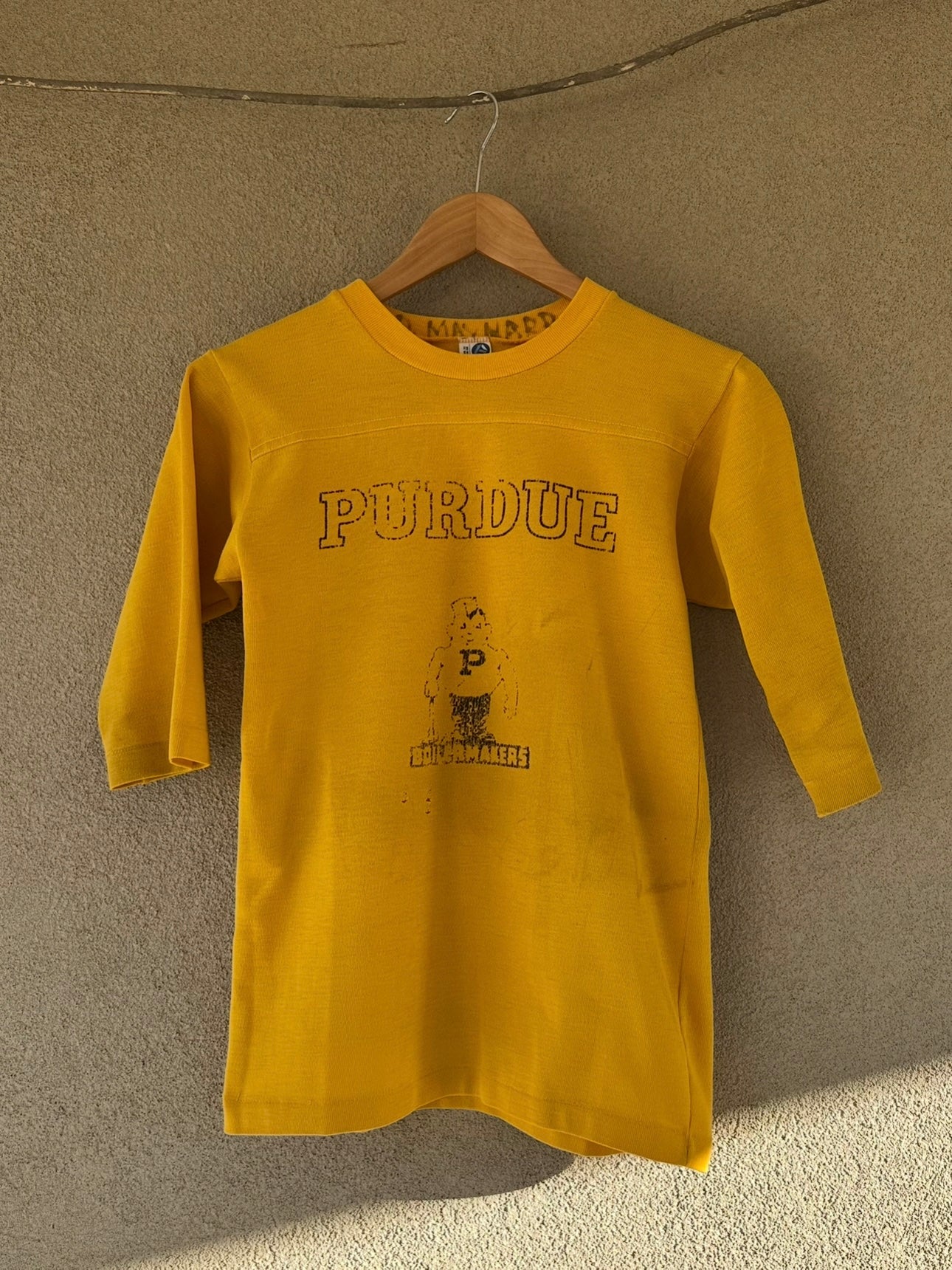 1970's Purdue Boilermakers 3/4 Sleeve Tee (S/M)