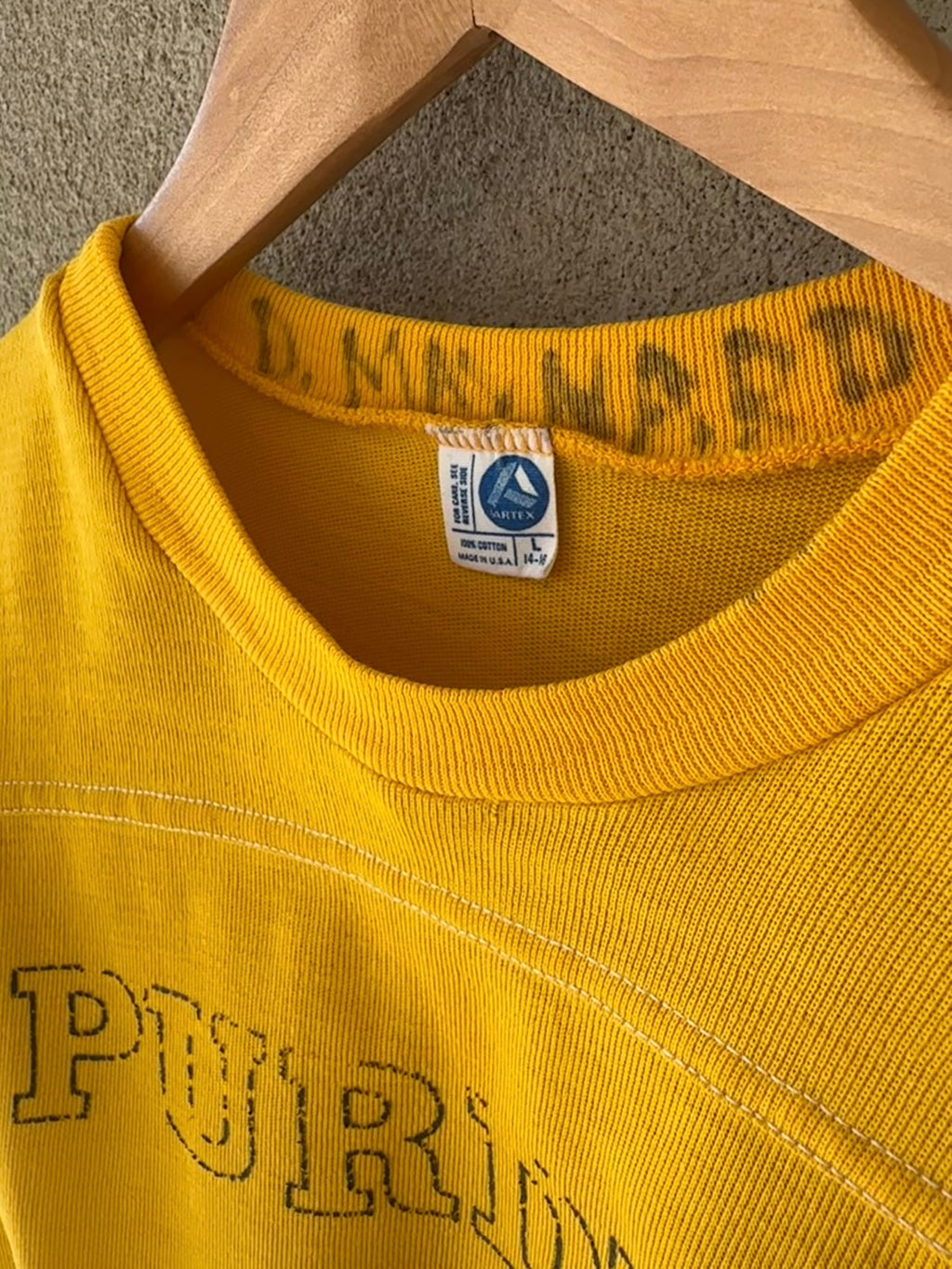 1970's Purdue Boilermakers 3/4 Sleeve Tee (S/M)
