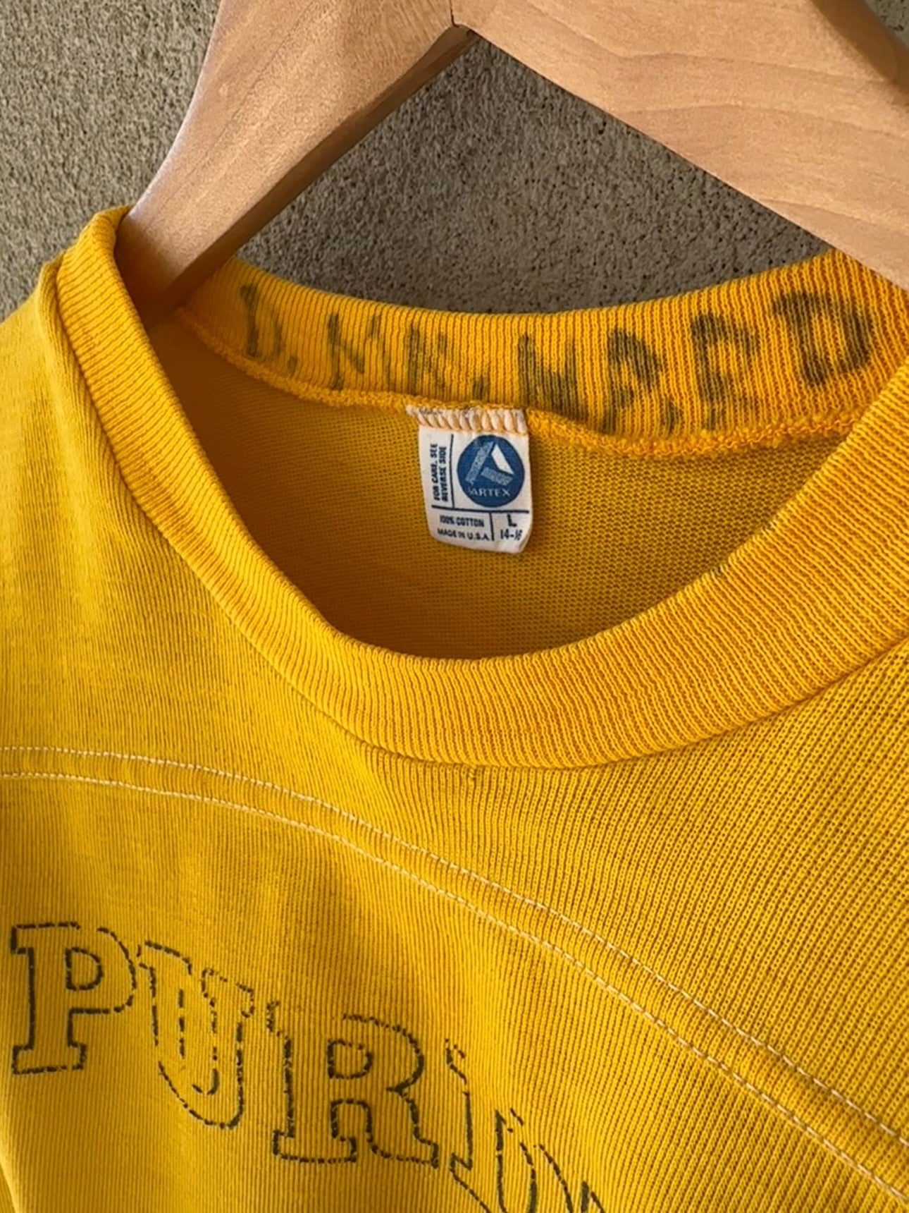1970's Purdue Boilermakers 3/4 Sleeve Tee (S/M)