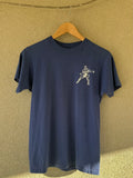 1980's Faded Navy McClintock Wrestling Tee (M)