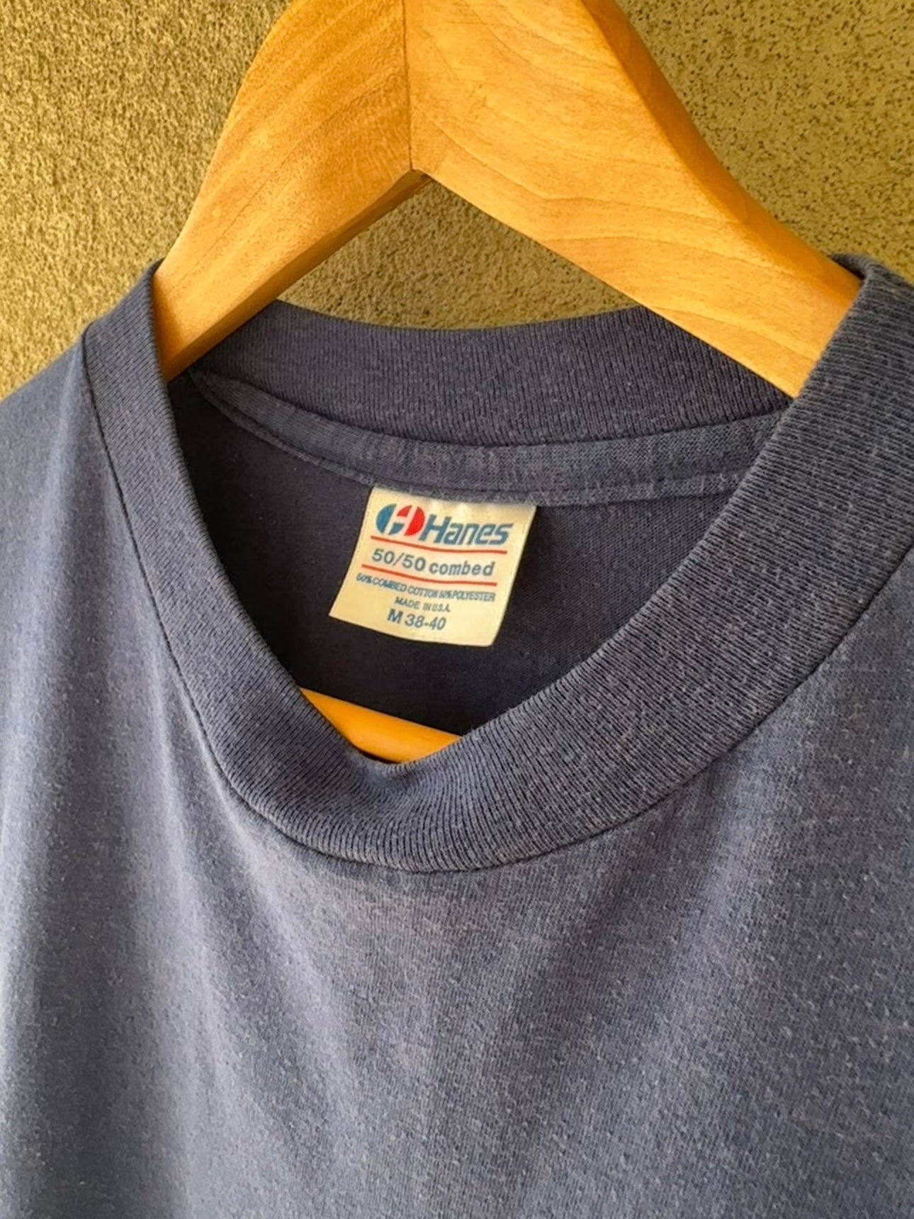 1980's Faded Navy McClintock Wrestling Tee (M)