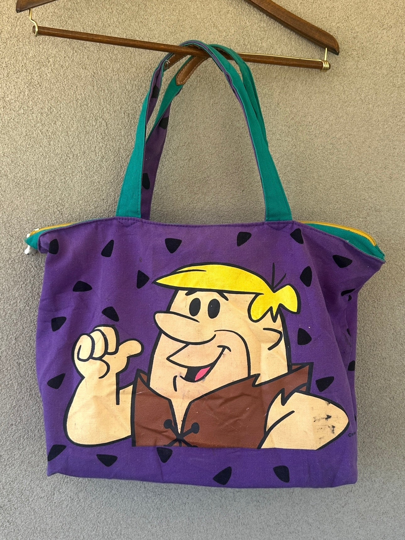 1994 The Flintstones Barney Rubble Hand Tote Bag