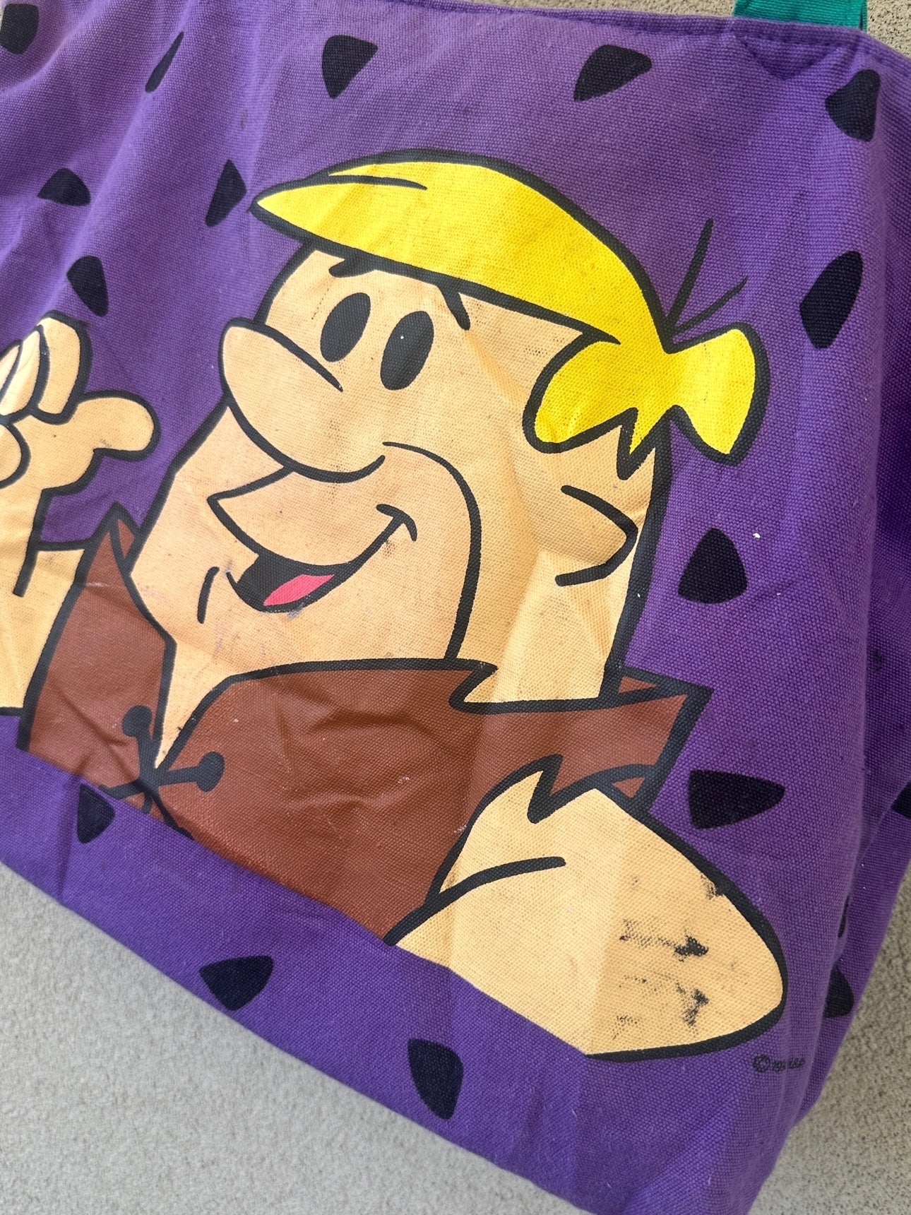 1994 The Flintstones Barney Rubble Hand Tote Bag