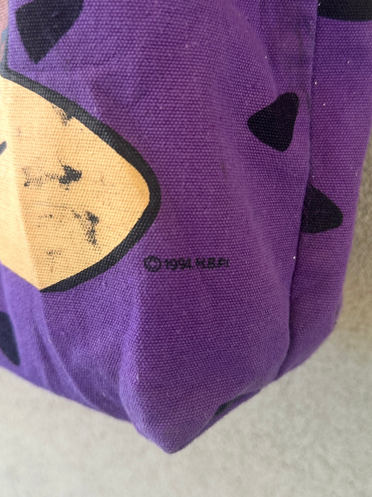 1994 The Flintstones Barney Rubble Hand Tote Bag