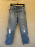 1970's Distressed Saddle King Jeans