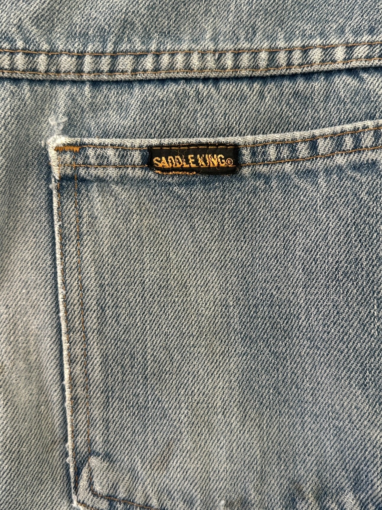 1970's Distressed Saddle King Jeans