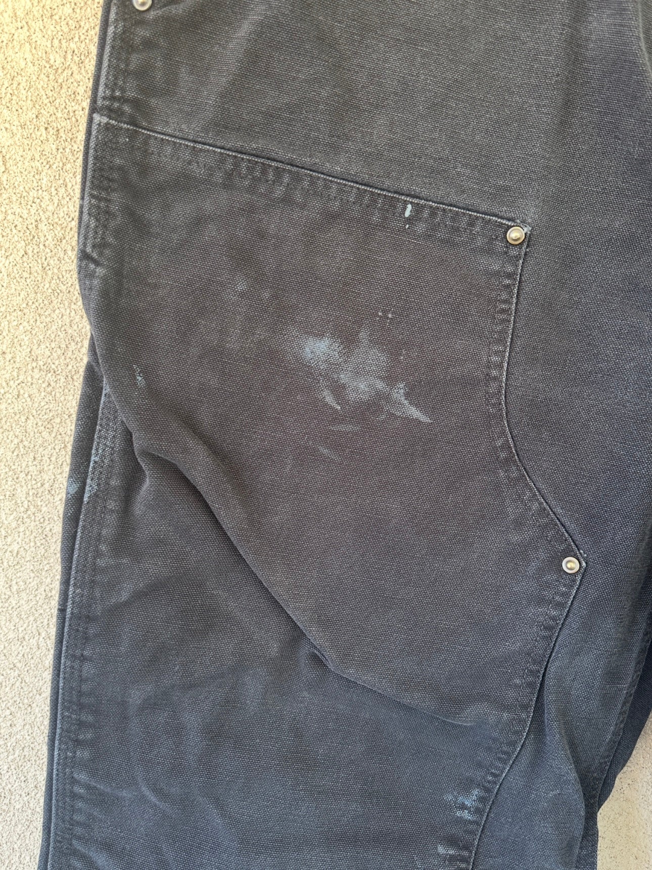 2000's Black Carhartt Double Knee Pants