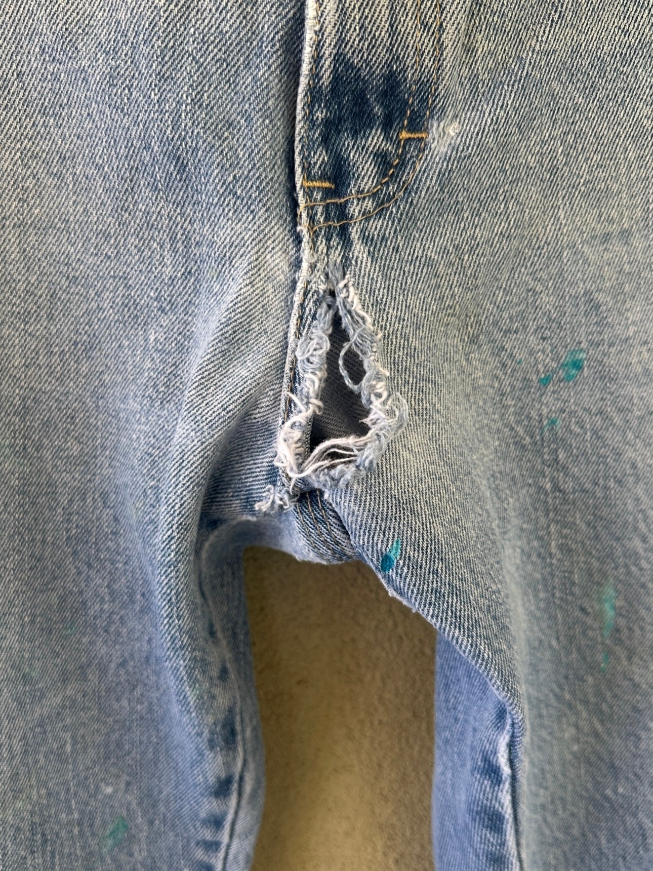 2000's Thrashed Painter's Dickies Carpenter Jeans