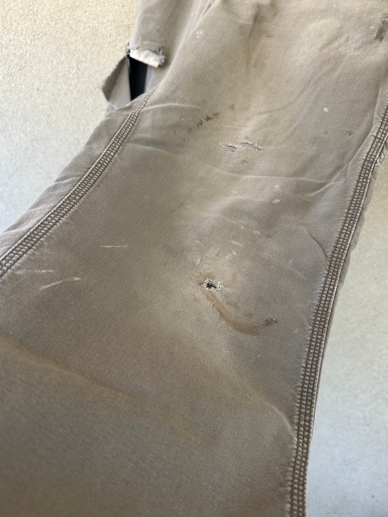 2000's Thrashed Faded Light Brown Carhartt Pants