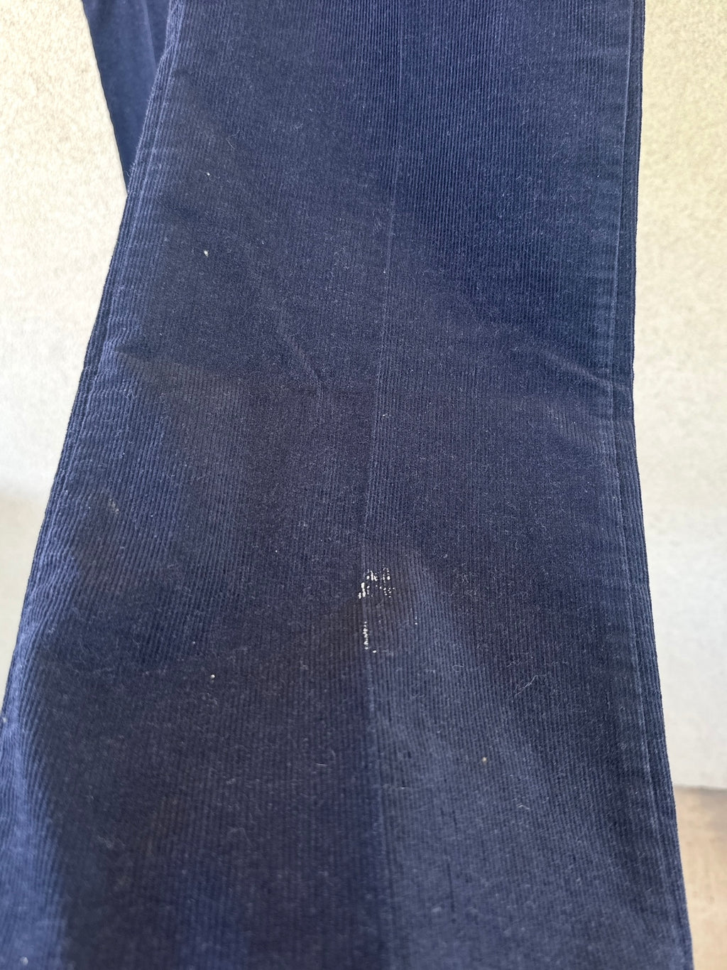 1970s/80's Navy Blue Sears Corduroy Trousers