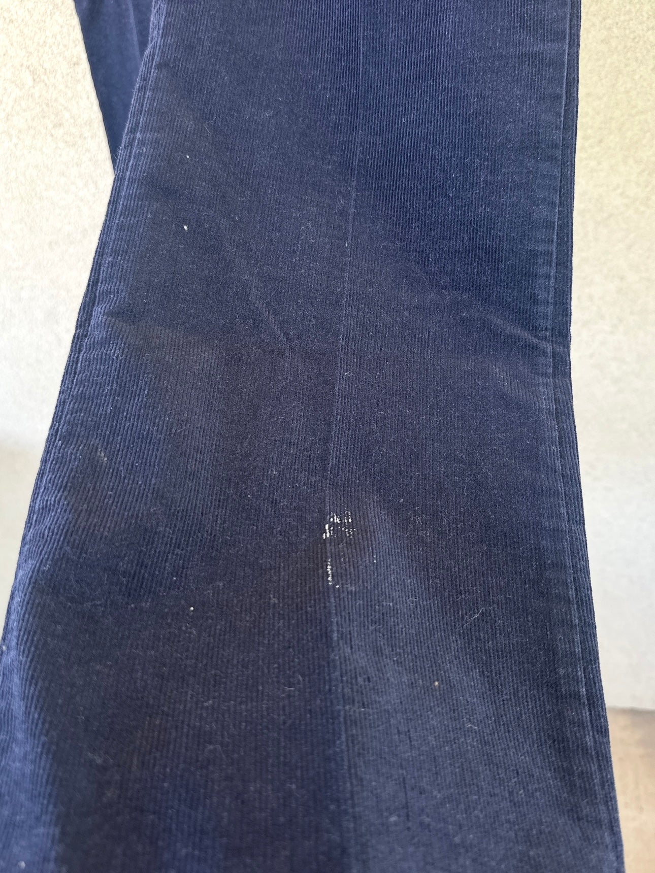 1970s/80's Navy Blue Sears Corduroy Trousers