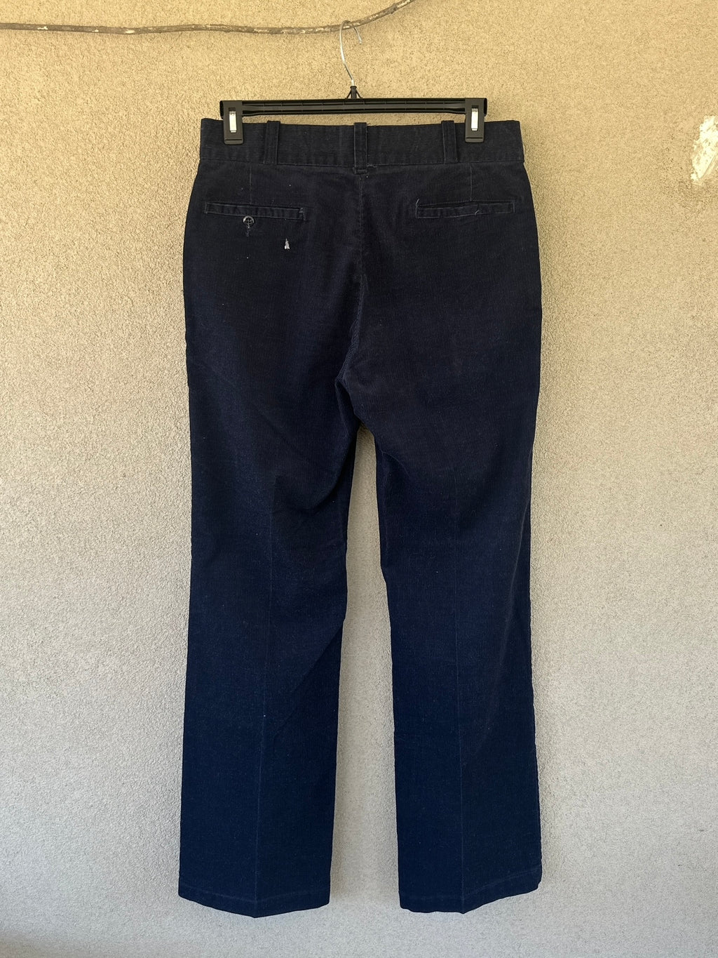1970s/80's Navy Blue Sears Corduroy Trousers
