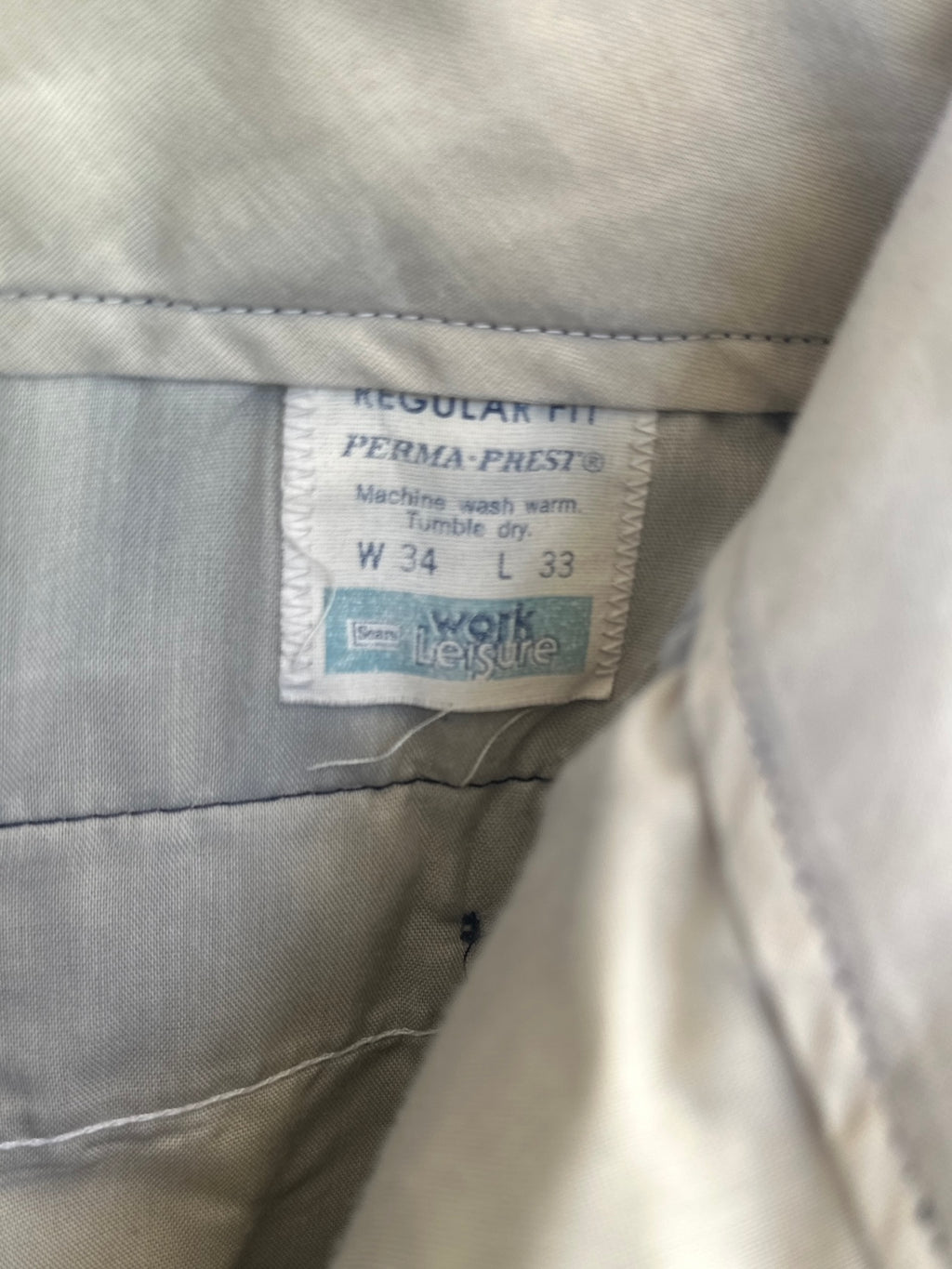 1970s/80's Navy Blue Sears Corduroy Trousers