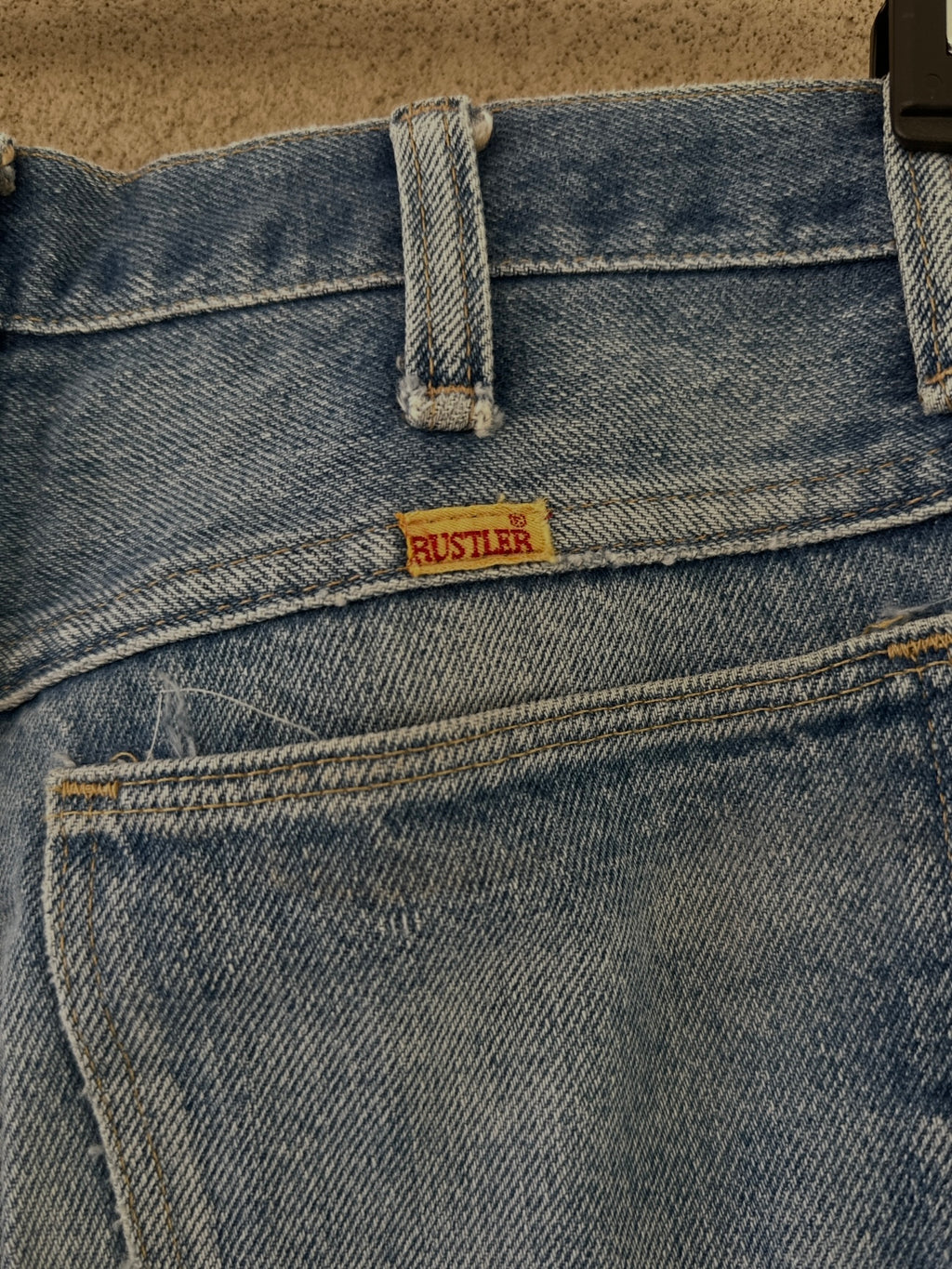 1985 Faded Rustler Jeans