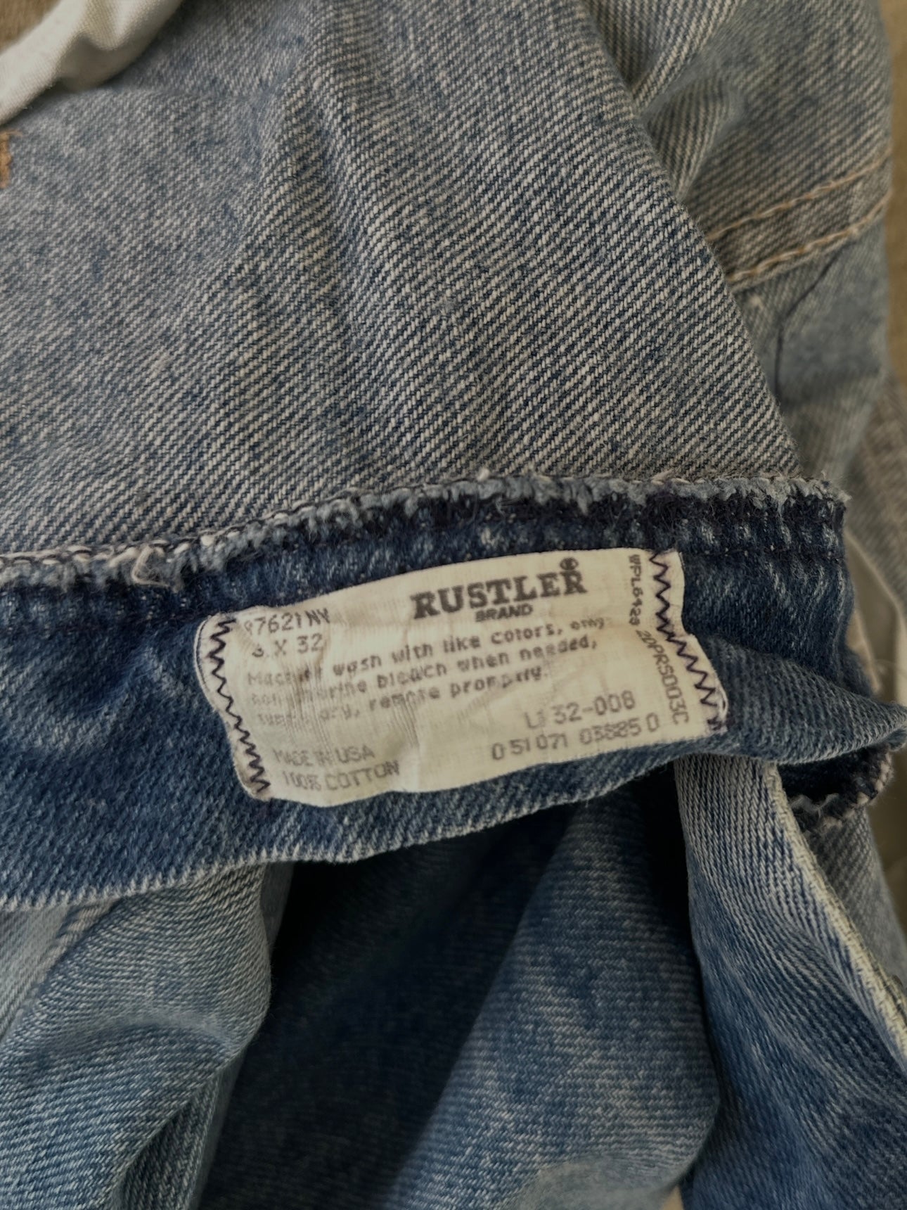 1985 Faded Rustler Jeans